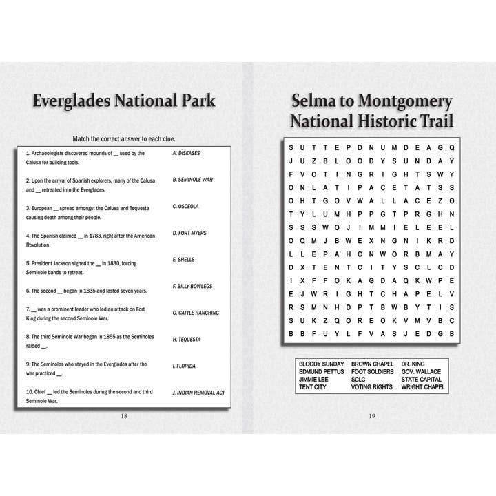 Applewood Books - Vente Puzzle – adulte - Grand Livre de Puzzle dans les parcs nationaux américains1