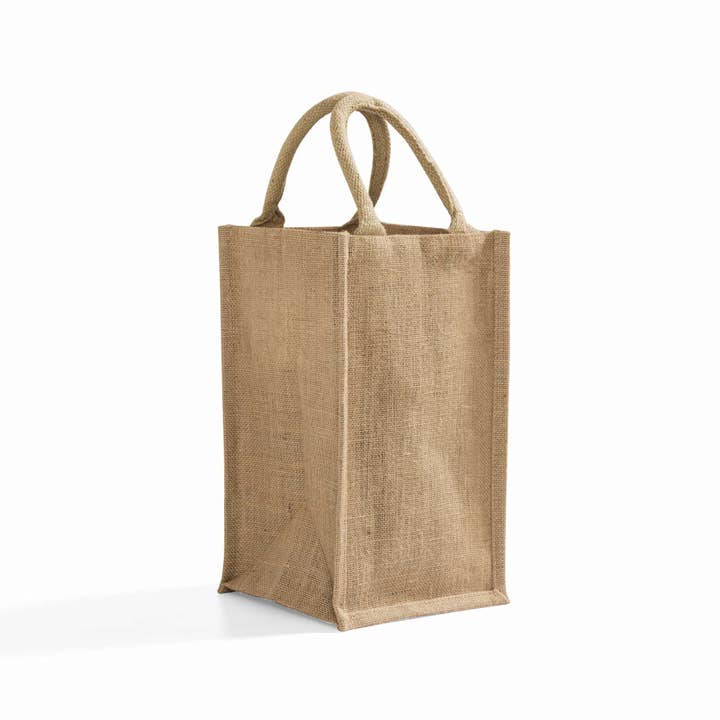 TBF - Wholesale Wine tote - TBF Jute Wine Bag - WJ7525