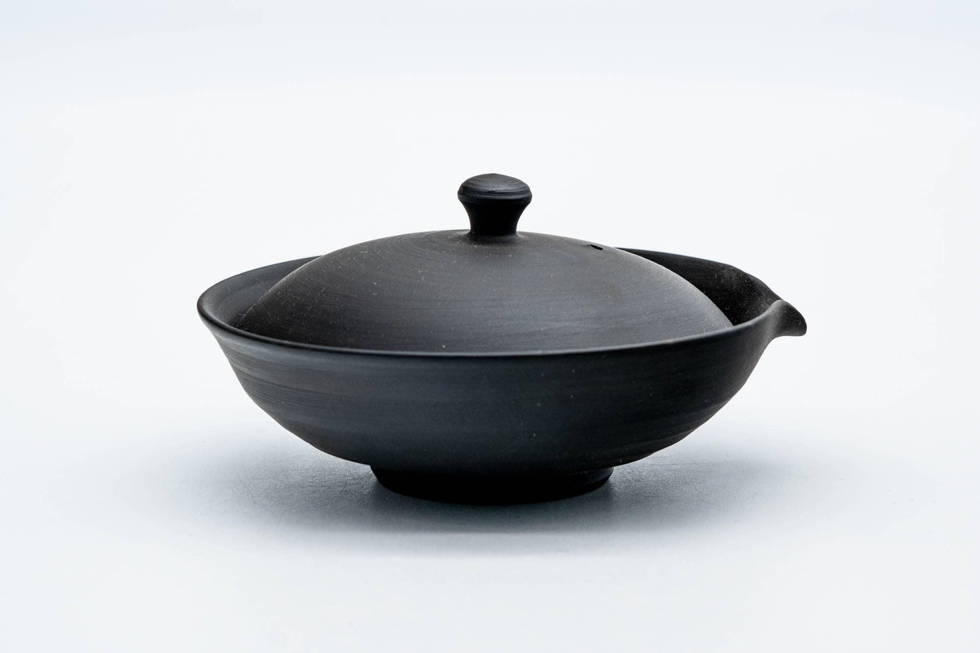 Tezumi - Wholesale Tea Pot - Japanese Shiboridashi - 玉光 Gyokko Kiln - Black Kokudei Tokoname-yaki Teapot - 30-50ml2
