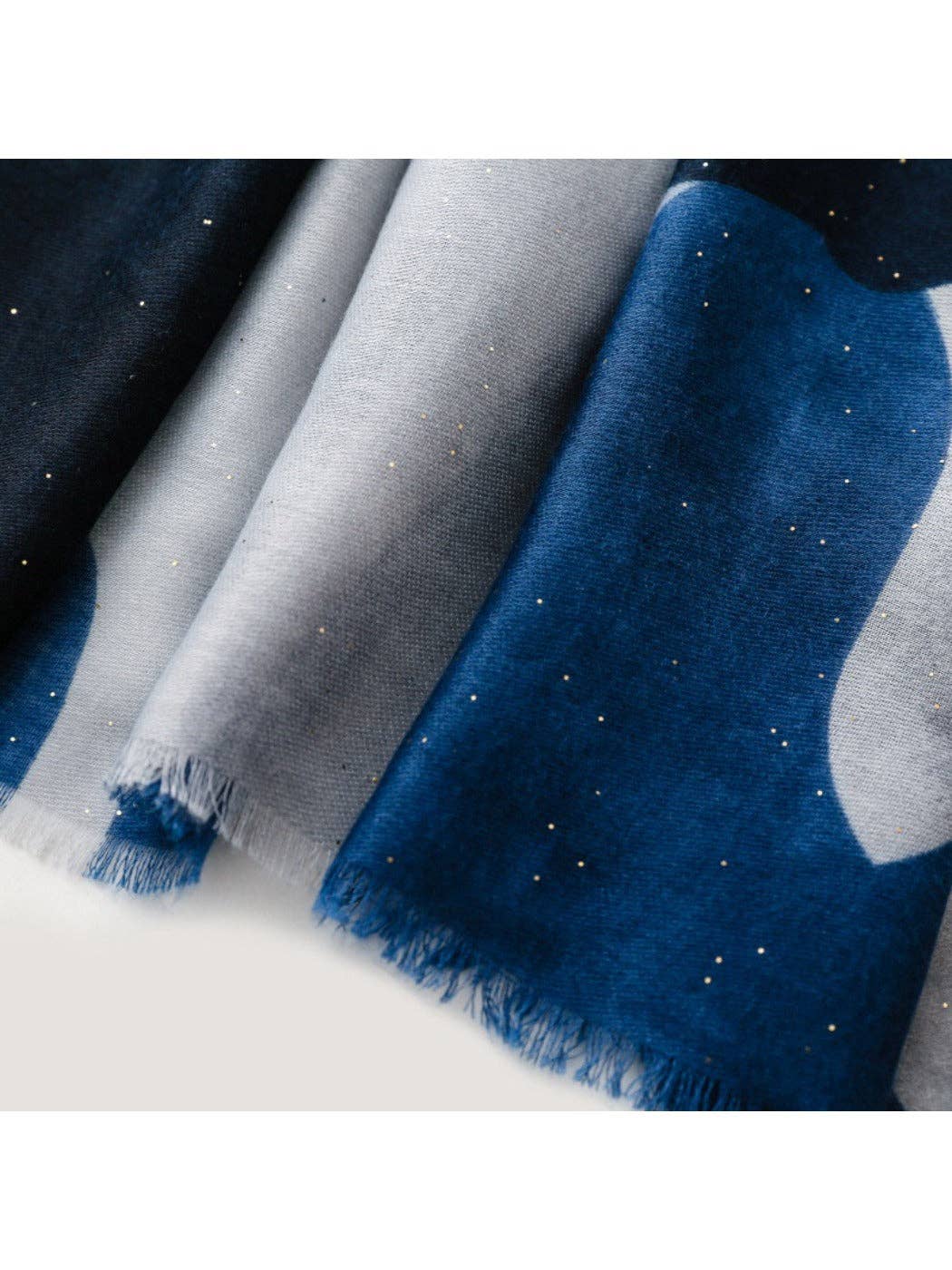 Funkyrel® Atzbranding Limited - Wholesale Scarf - Women's - Scarvii - Abstract Art Scarf with Gold Foil & Glitter15