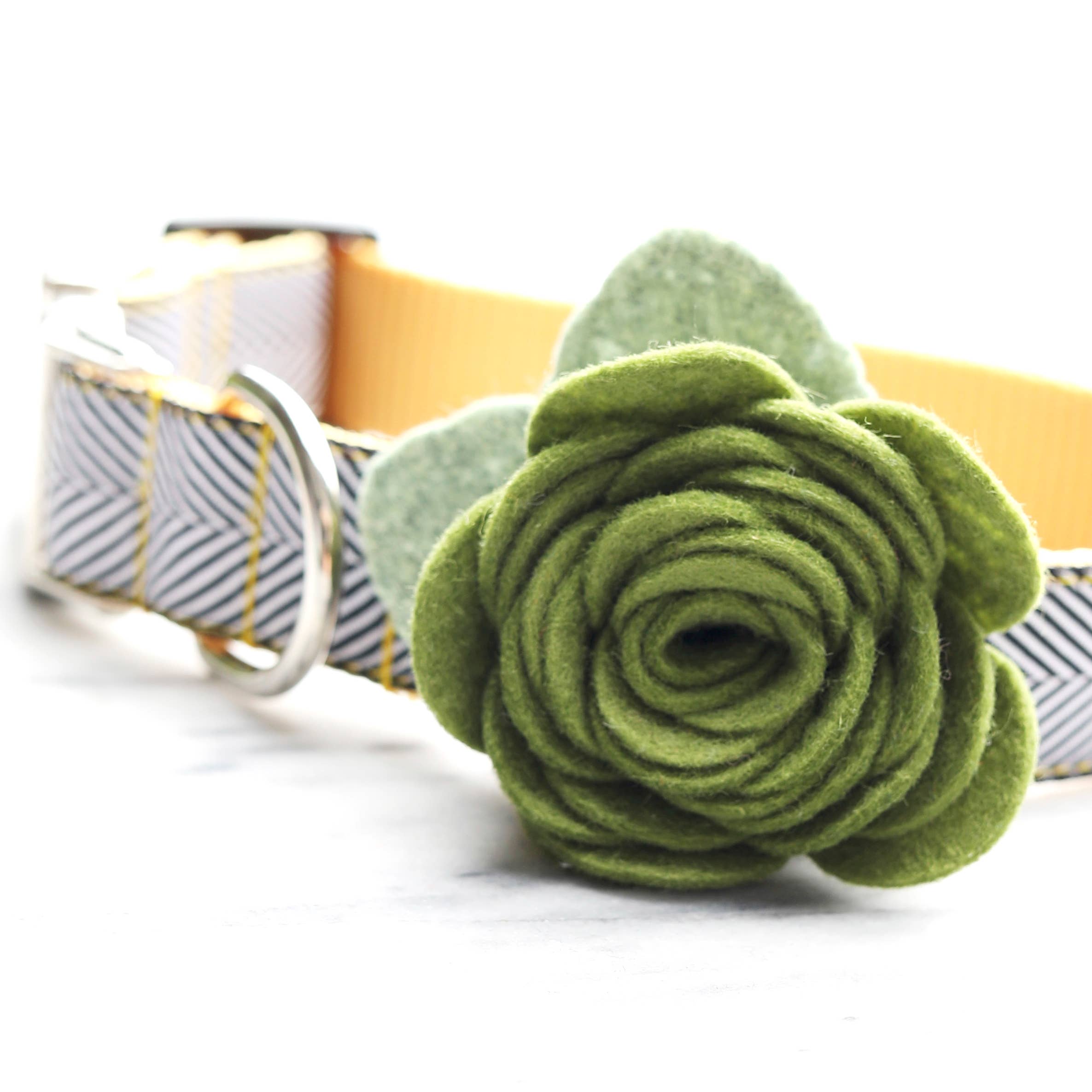 Mimi Green - Vente Collier – chien - Collier pour chien Rose Fleur23