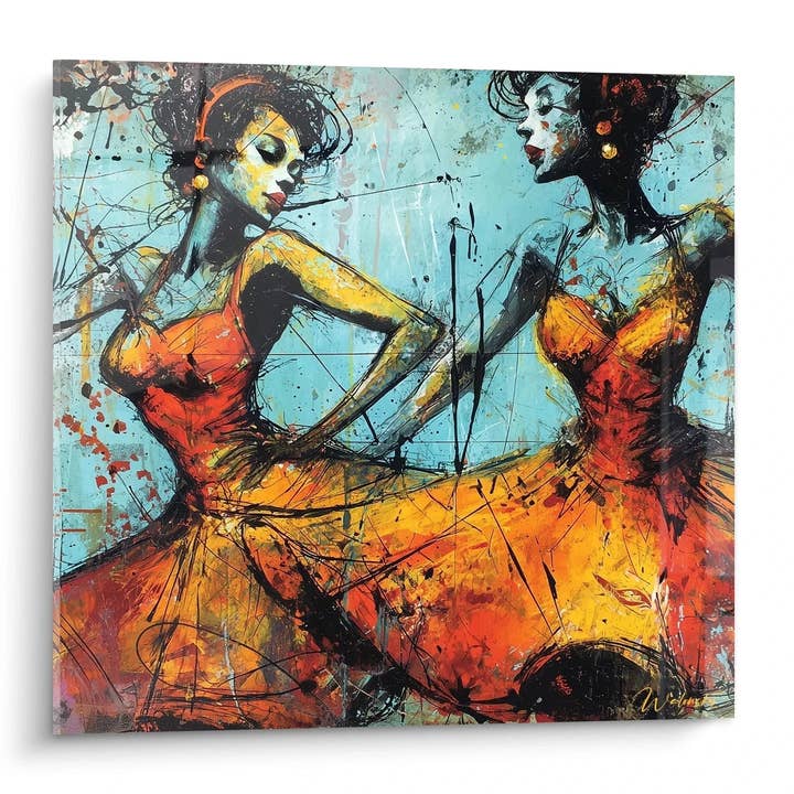 Tanzende Mädchen Sahelische Kadenz - Ausgabe Afrikanischer Tanz für den Großhandel von Walensky