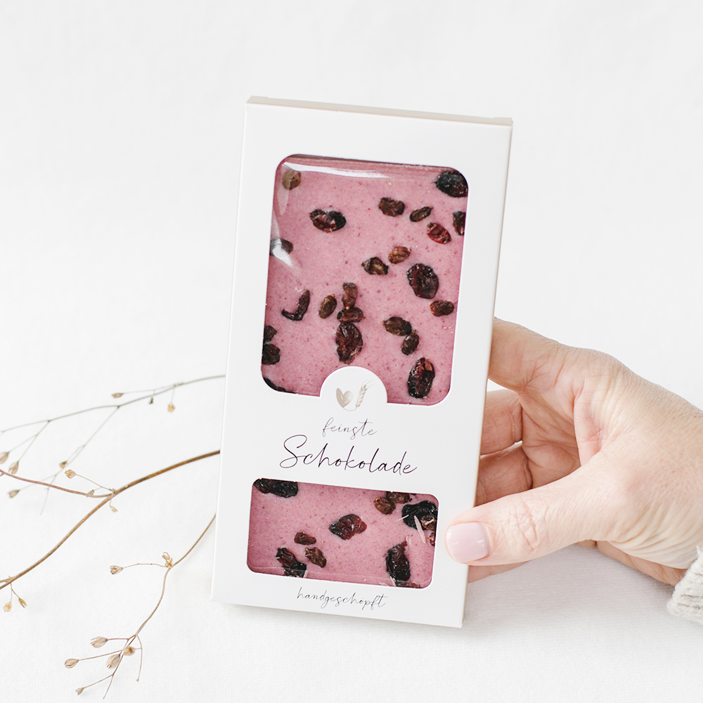 Bake Affair GmbH - Wholesale Chocolate - White chocolate - Acai & Powerberries1