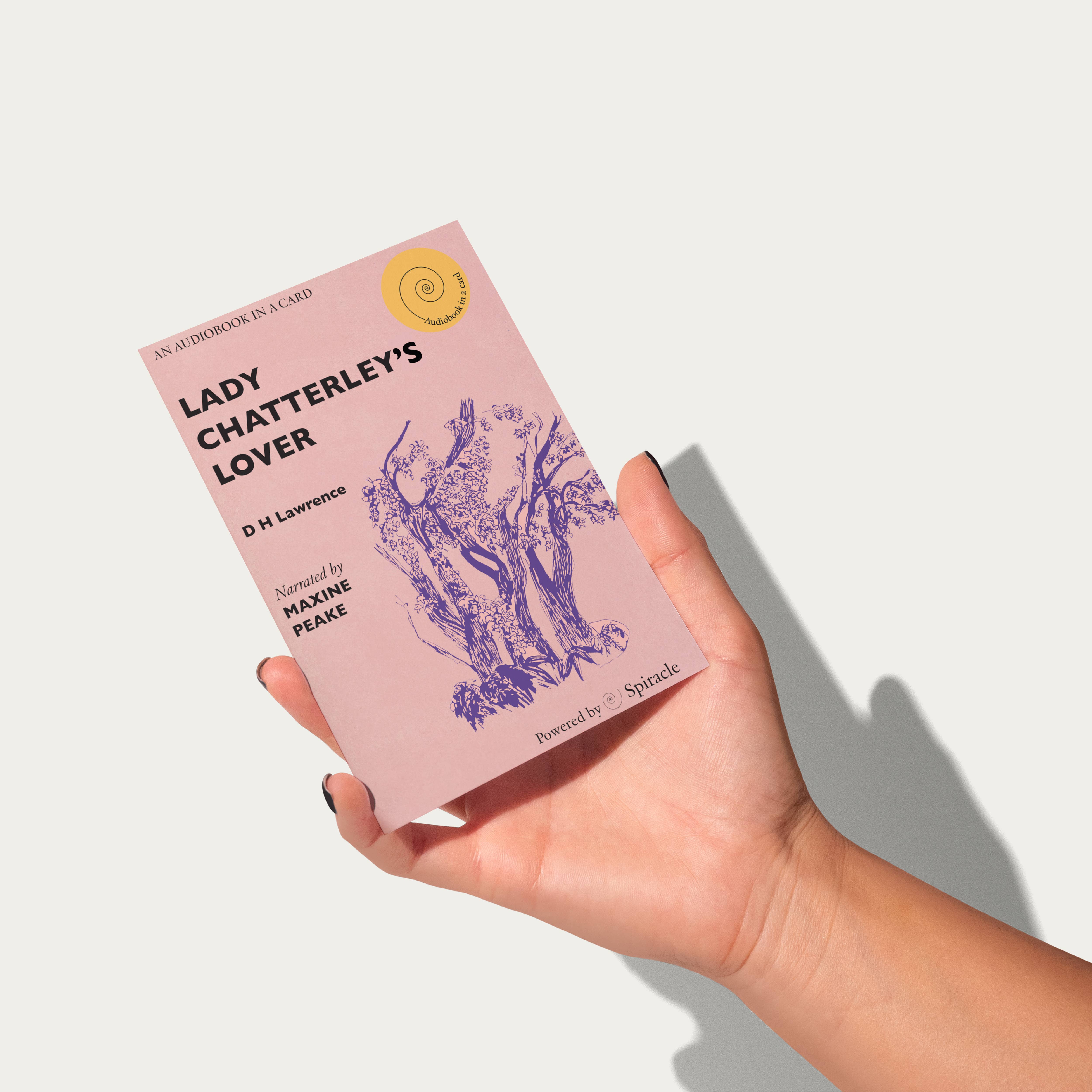 Spiracle Audiobooks – Cartão de saudação diária por atacado – Audiolivro em Cartão: O Amante de Lady Chatterley de D H Lawrence7
