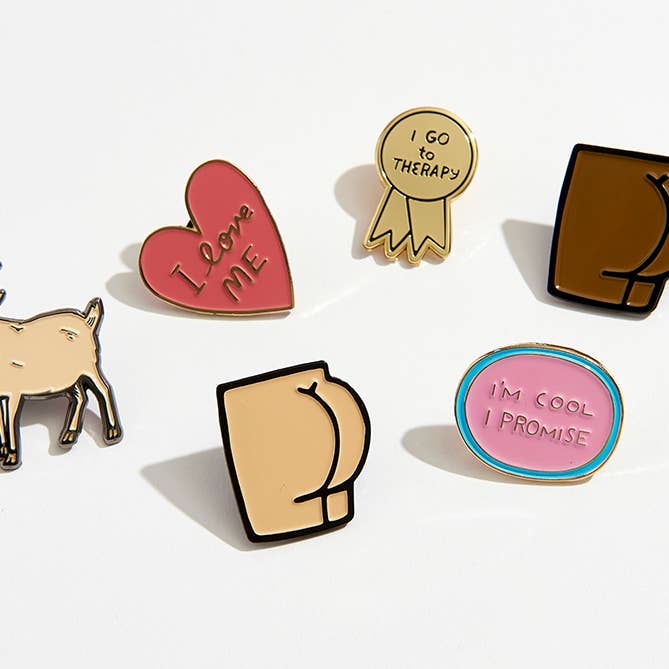 Aviate Press - Wholesale Lapel Pin/Button - Therapy Enamel Pin2