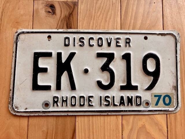 RusticPlates - Wholesale Sign - 1970 Rhode Island License Plate