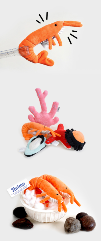 HOWLPOT. USA - Wholesale Pet Plush Toy - Dog - SHRIMP TOY6
