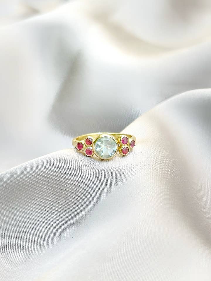 Anello Tiwa - Topazio per la vendita all'ingrosso da parte di Malaco