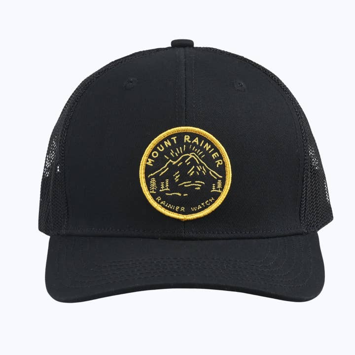 Casquette Trucker Snapback Ranger Patch - Noir pour la vente par Rainier Watch Supply Co