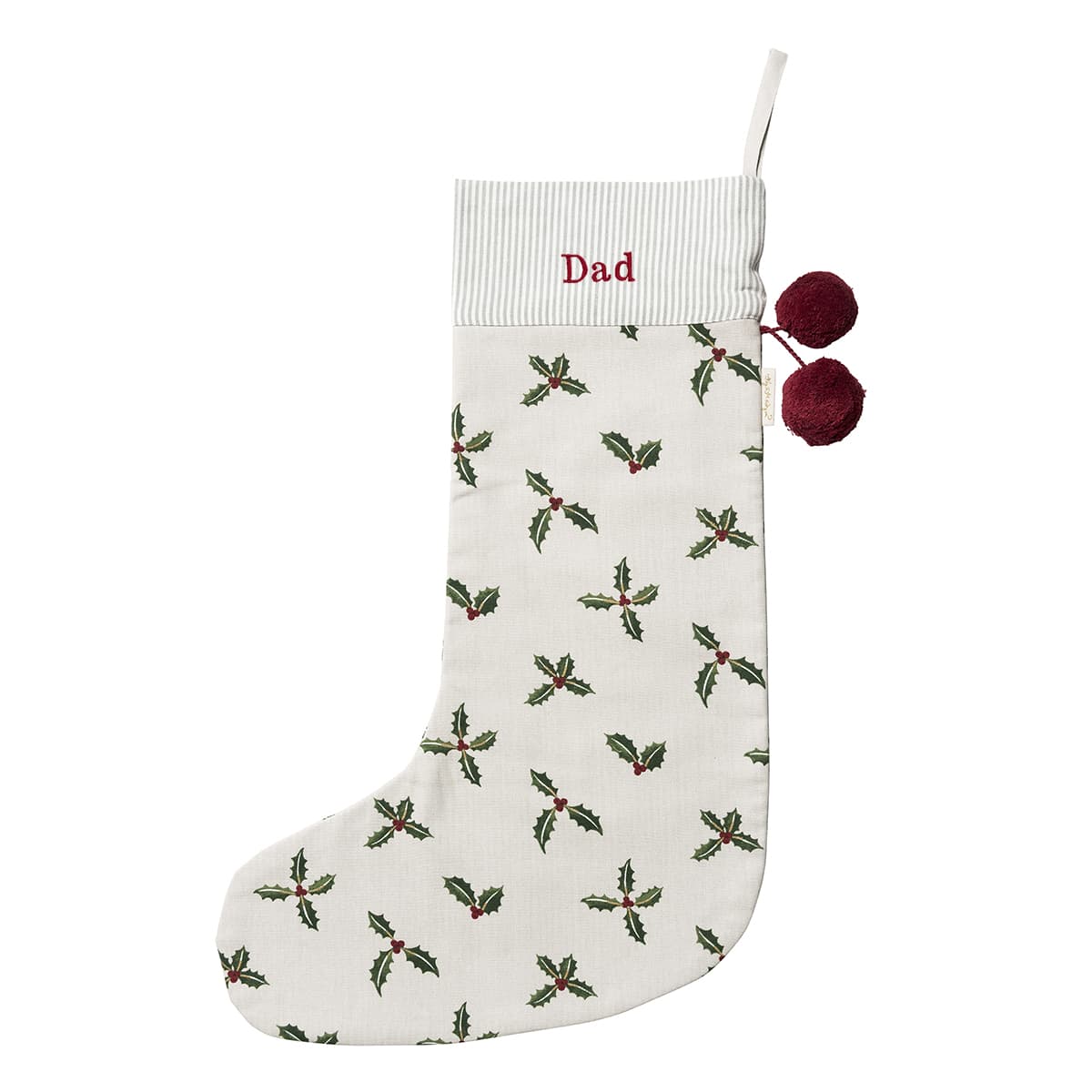 Sophie Allport – wholesale Holiday Stocking – Holly & Berry Christmas Stocking4
