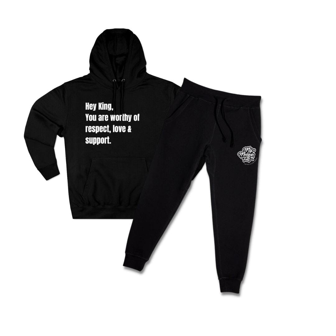 My Melanin Fits - Wholesale Top & Pant Set (NOT Loungewear) - Men's - Hey King Sweatsuit1