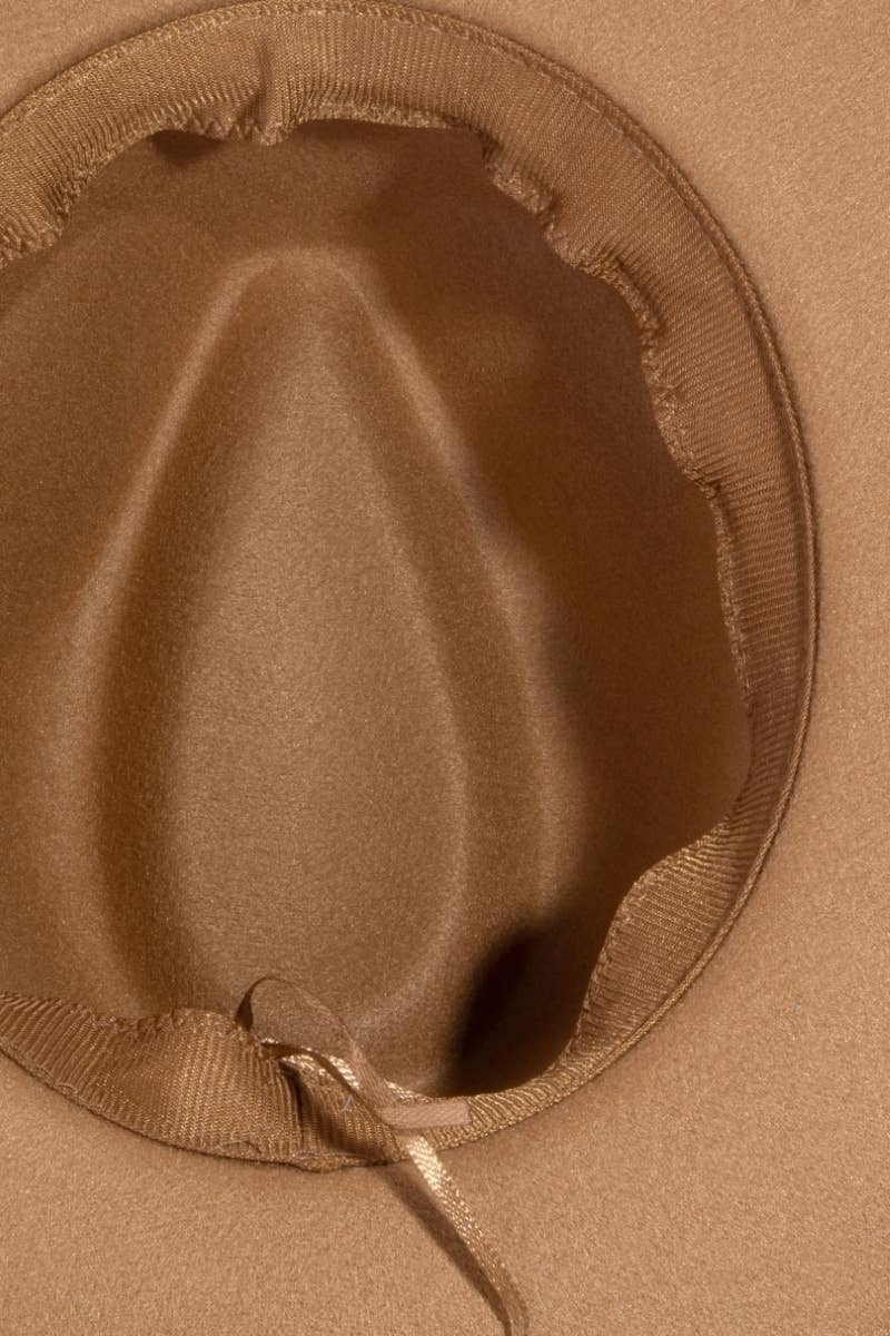 Anarchy Street - Vente Chapeau en feutre - femme - Chapeau de cowboy bohème occidental à lanières complexes2