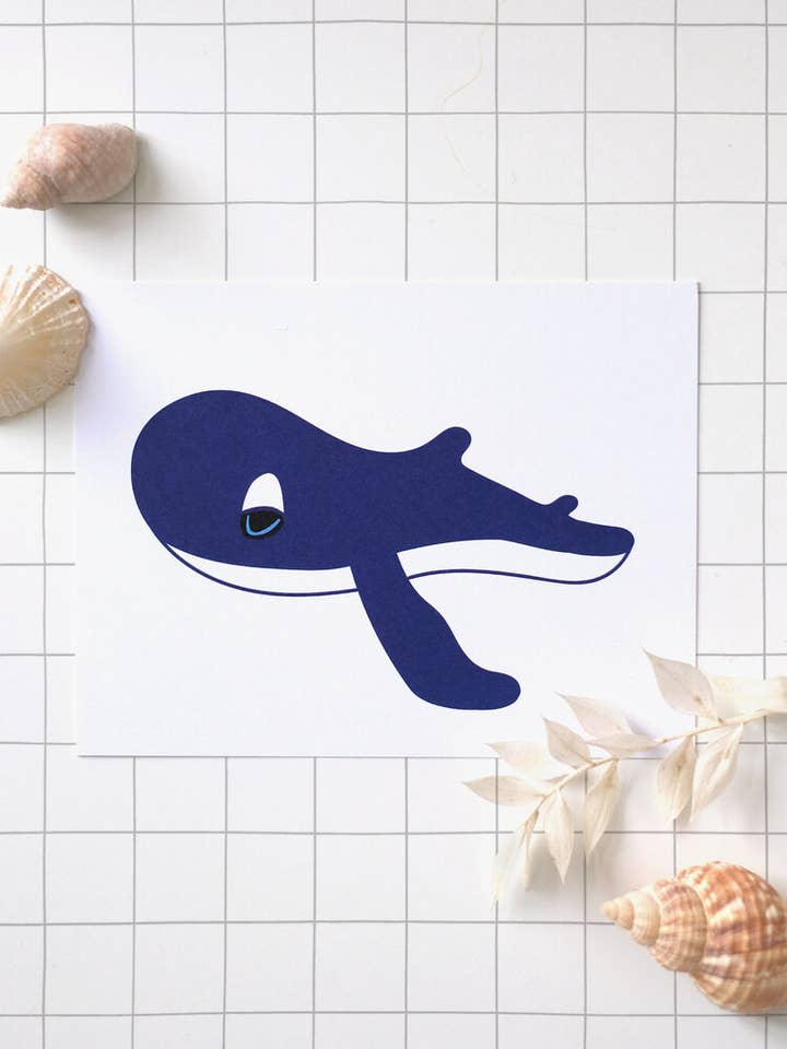Valhajskort för wholesale av The Little Whale