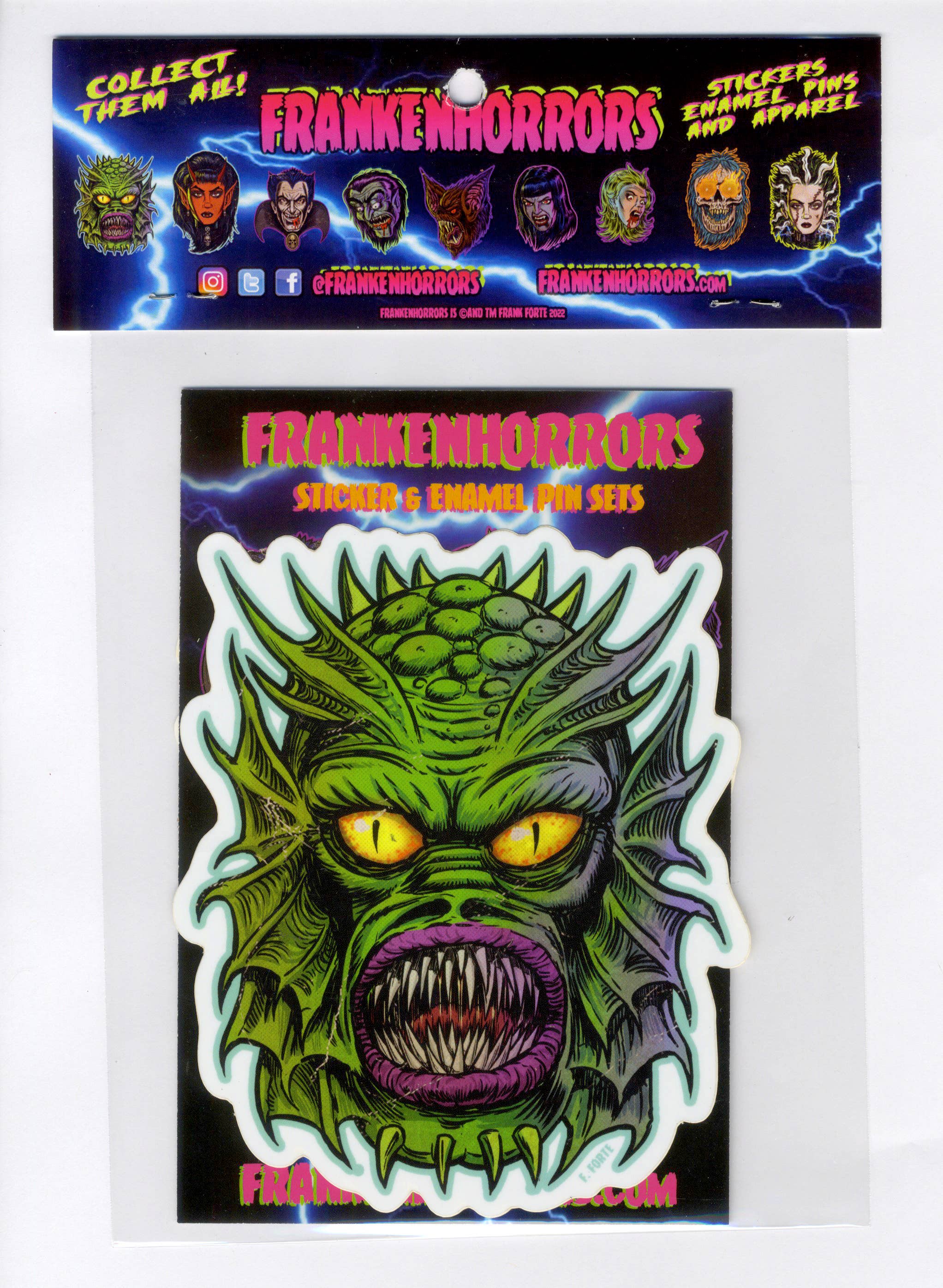 Xeno Pop - Wholesale Sticker - Stickerpakket van FrankenHorrors Terror Collection (6 stickers)1