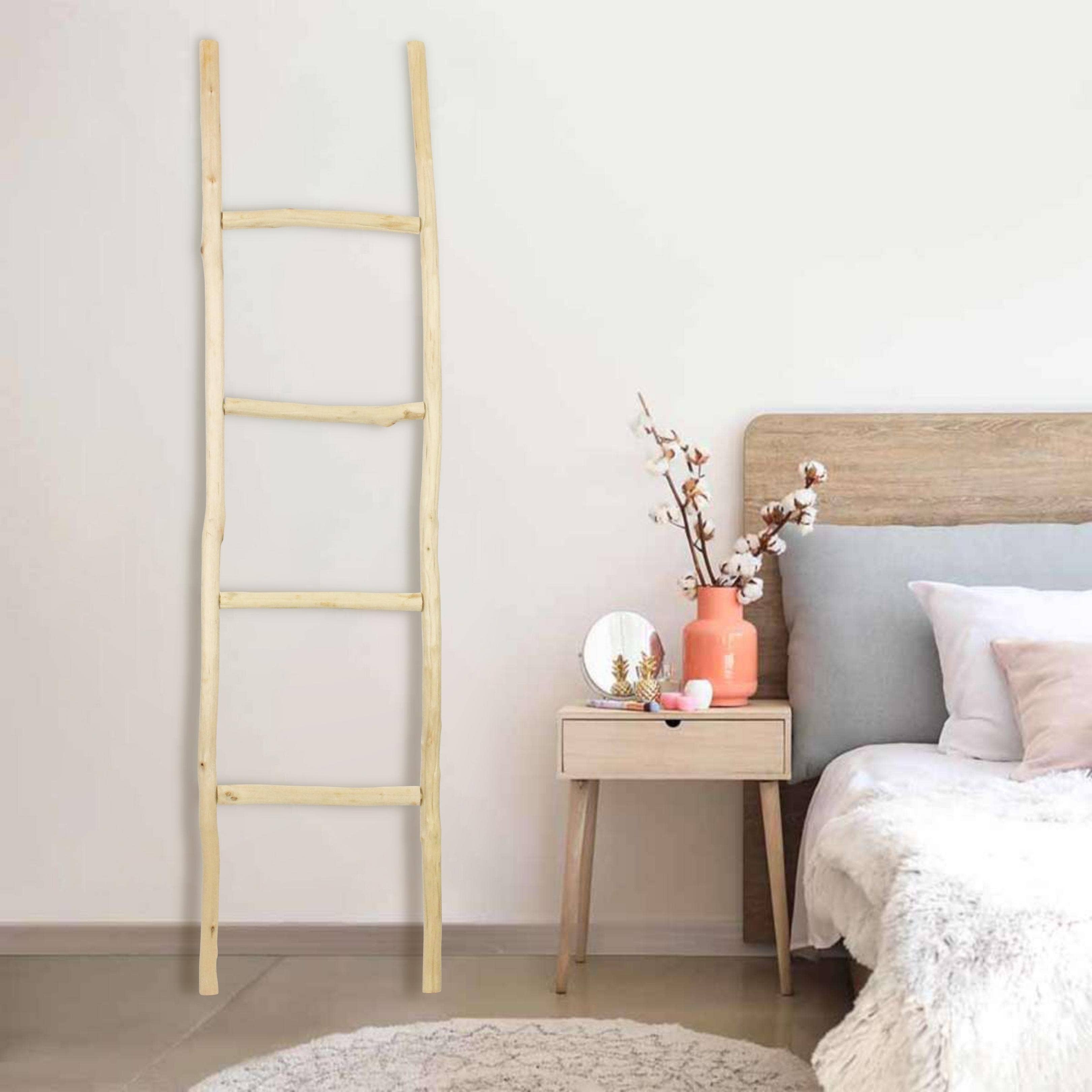 Cheungs Home Decor - Vente Étagère flottante - Échelle en bois Theron1