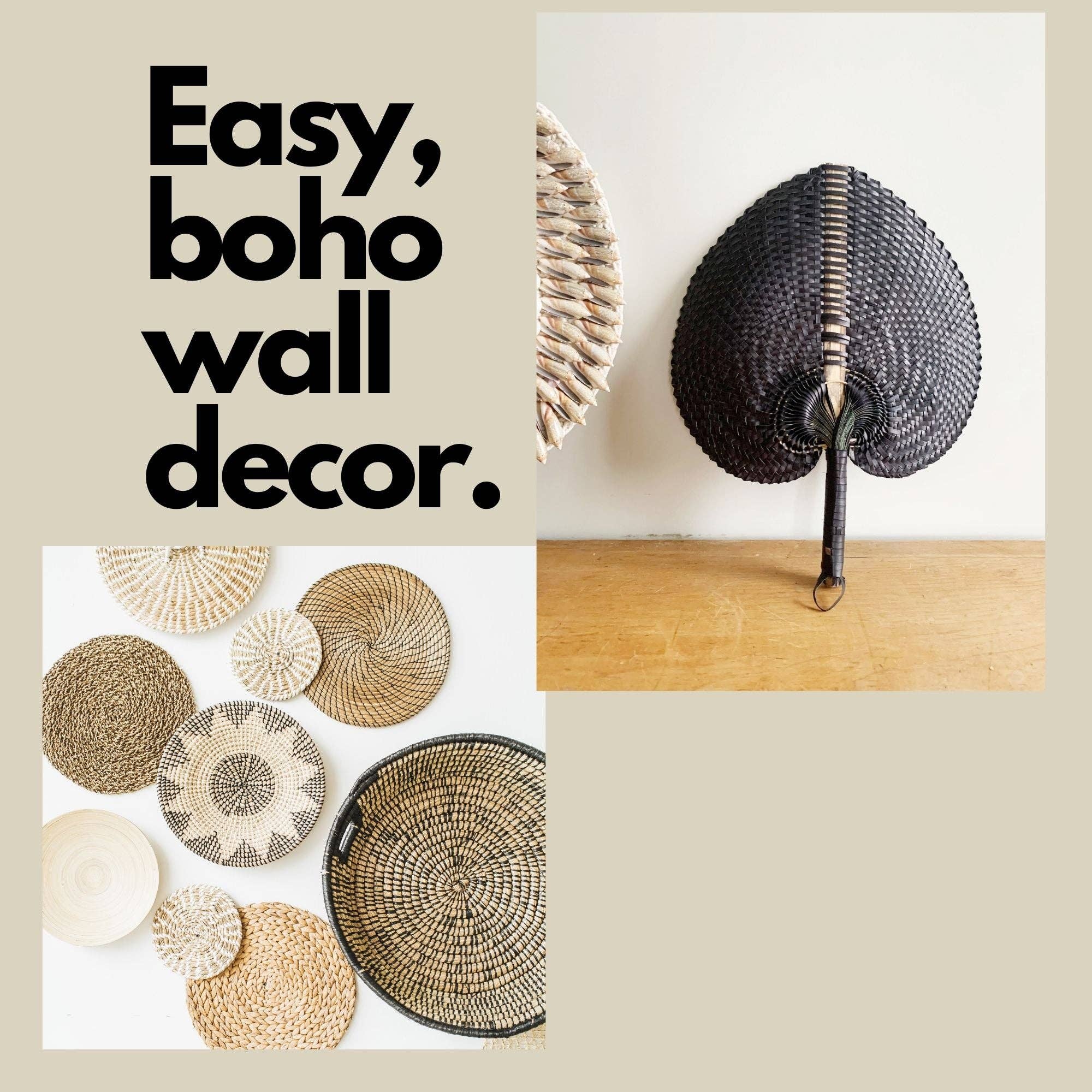 Jak Jak Home – wholesale Wall Accent – Bamboo Handwoven Fan Black9
