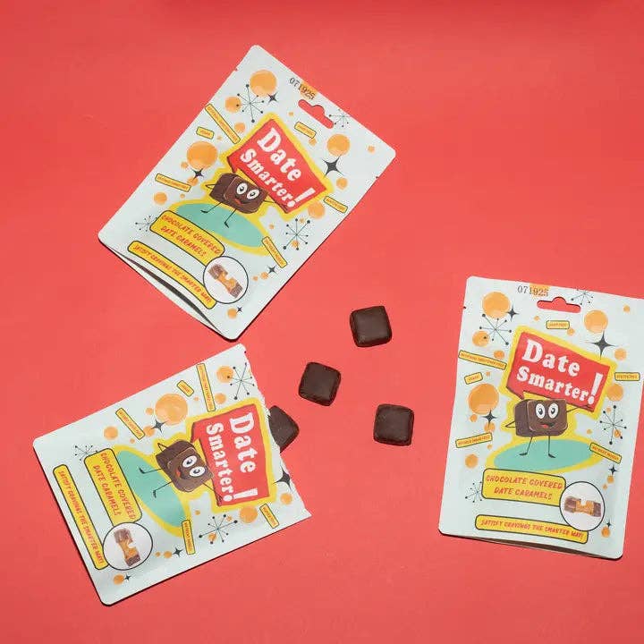 Date Smarter! - Vente Friandises enrobées de chocolat - Caramels aux dattes enrobées de chocolat - Boîte de 124