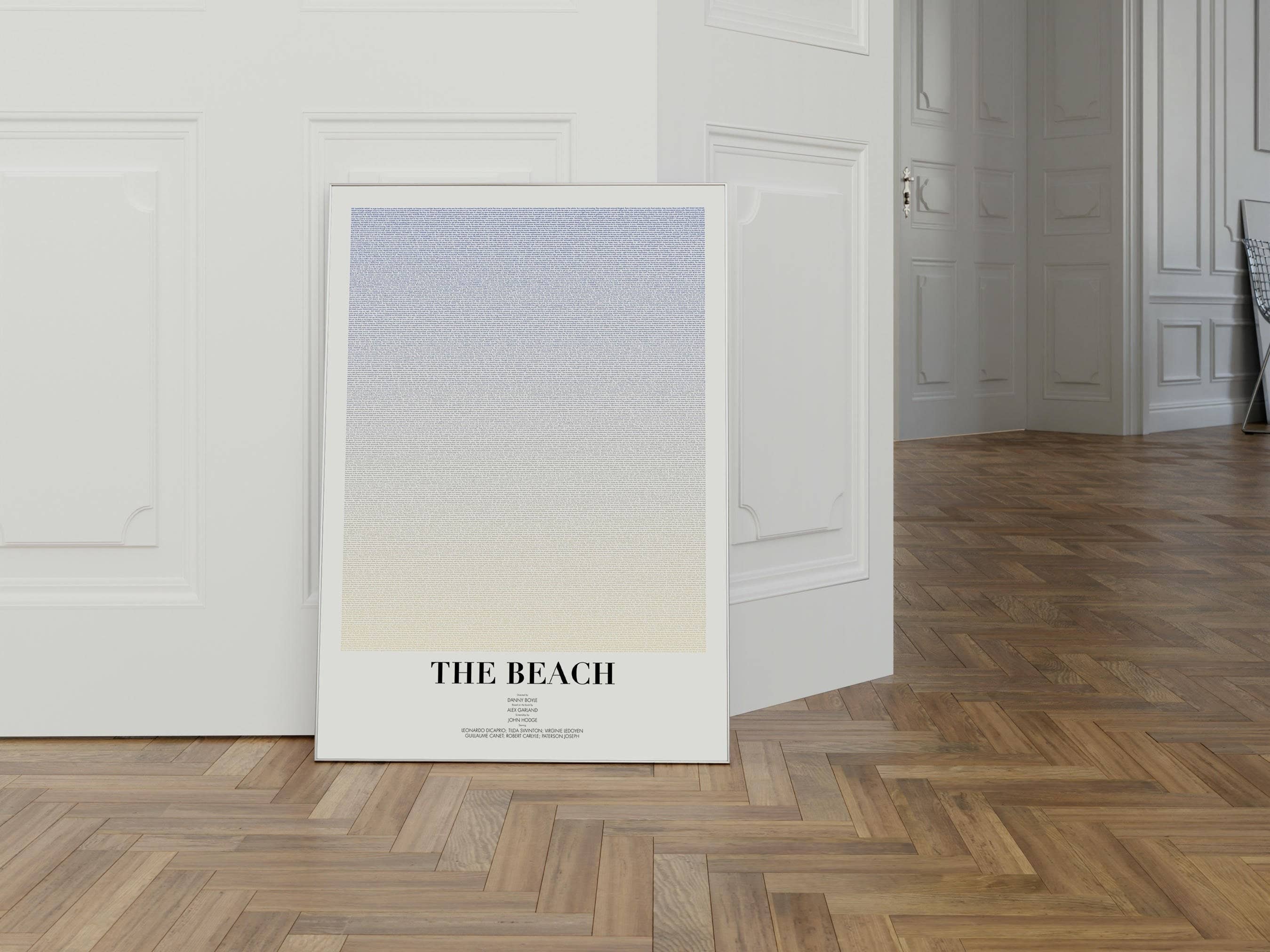 Fade Out Prints – Impressão artística por atacado – Pôster do Roteiro do Filme The Beach, Arte do Roteiro7