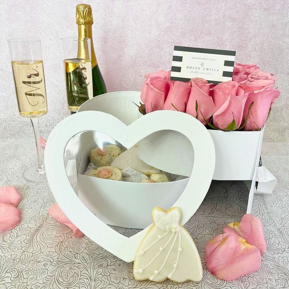 UNIKPACKAGING - Vendita all'ingrosso Confezioni regalo - Scatola a Cuore a Doppio Strato con Fodera per Regali e Fiori13