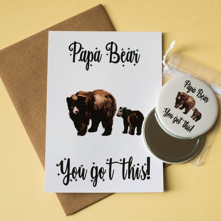 Dios Designs – wholesale Postcard – A6 Postcard Print - Papa Bear5