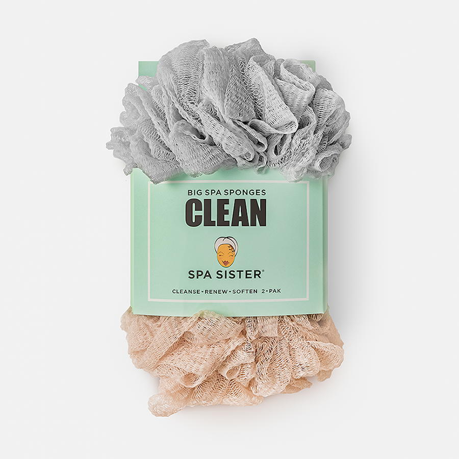 Bath Accessories Company - Vente Éponges de bain - Éponges de Spa Grandes Propres 100g1