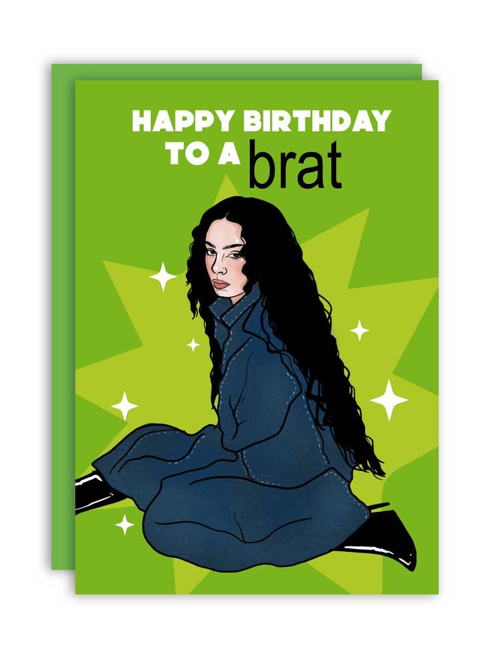 Happy Birthday Brat Greeting Card for wholesale by Studio Soph (We Pay Your Import Fees - We Ship DDP)