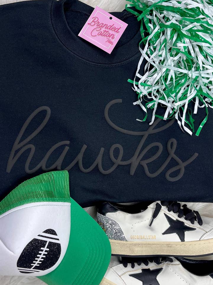 Mascot Sweatshirt {Puff} for wholesale by Branded Cotton