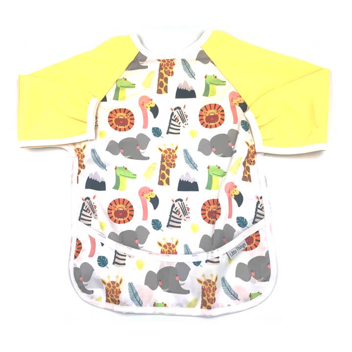 Long Sleeved Coverall Bib - Animal Kingdom (Bundle) for wholesale by Litto Things