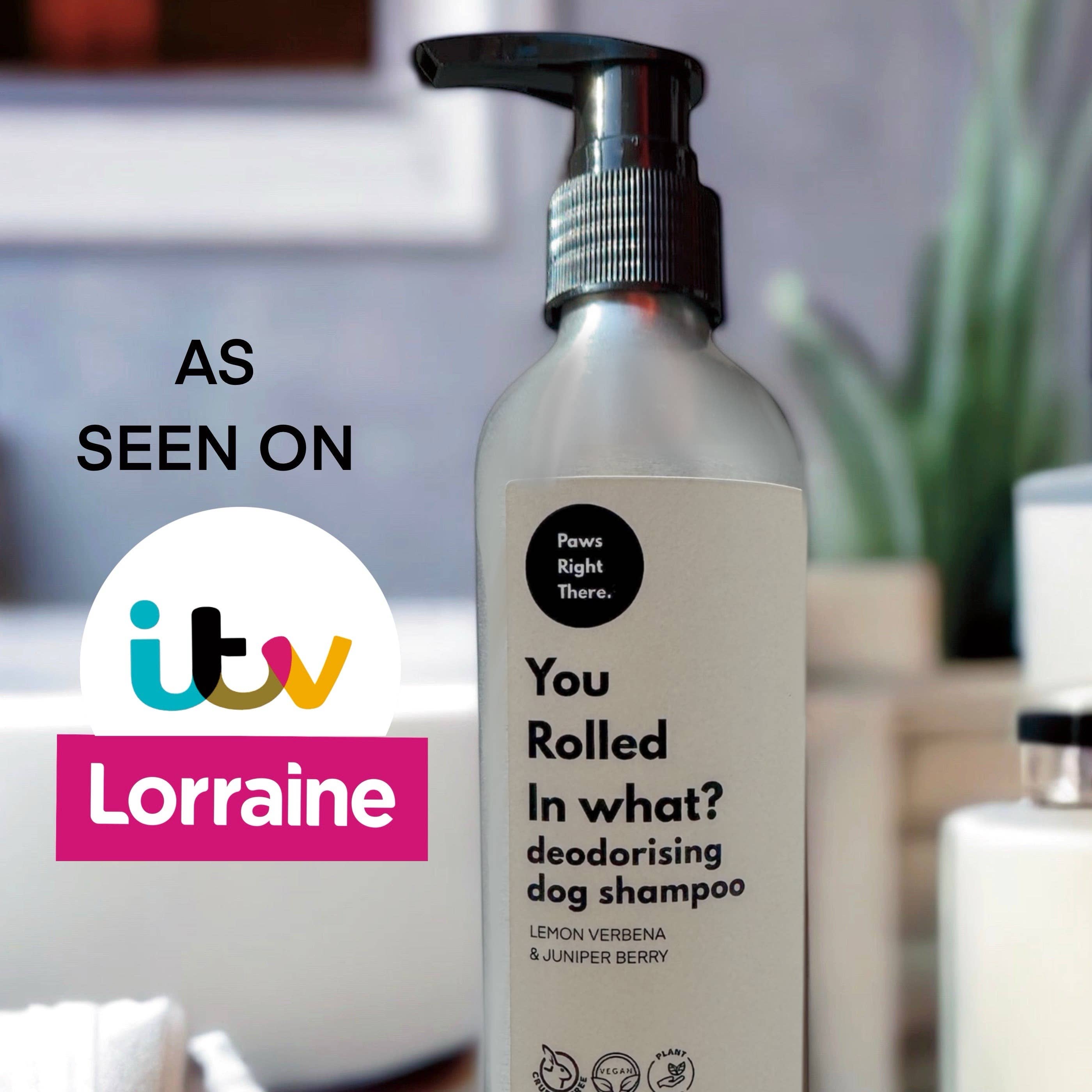 Paws Right There - Luxury Pet Care and Gifting – wholesale Pet shampoo – Dog – ‘You rolled in what’ | Deodorising Dog Shampoo | Natural 2