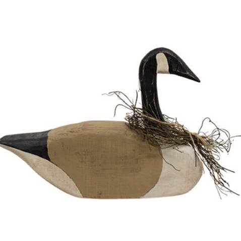 Buckeye Craft Co. - Wholesale Decorative Tabletop Object - Wooden Canadian Goose