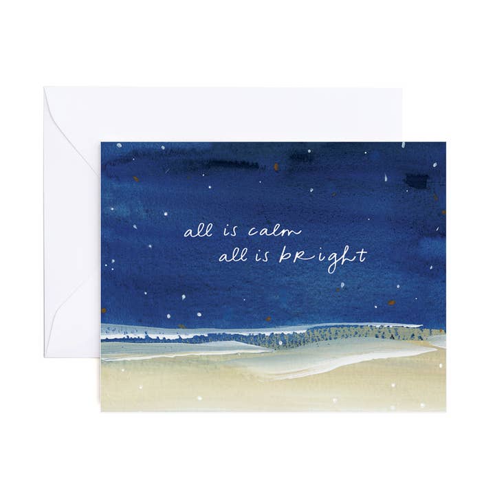 Carte de vacances Samuel Winter Beach pour la vente par Evergreen Summer