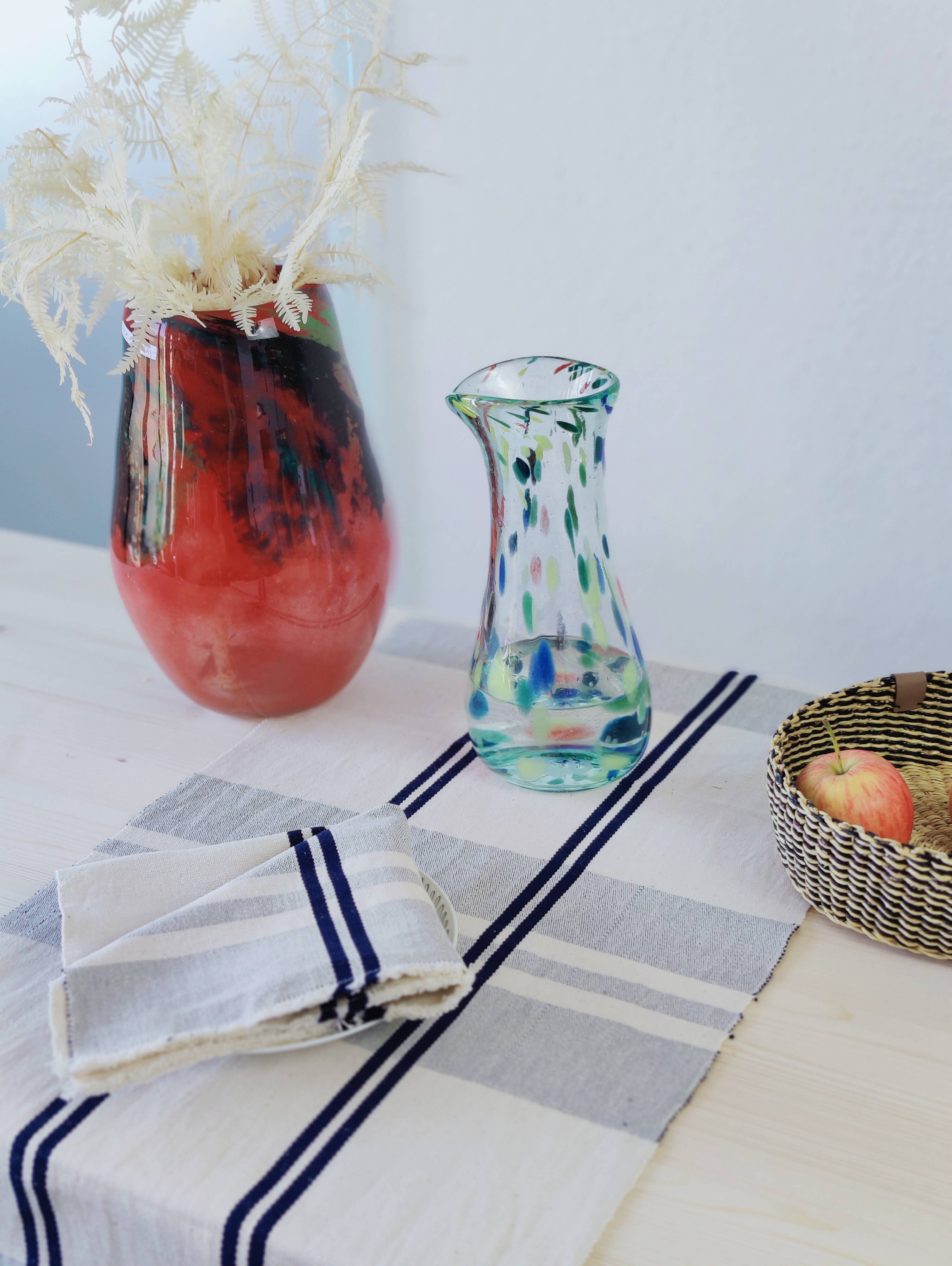 SOLOKO - Vente Carafe - Carafe en verre recyclé soufflé bouche | Verrerie colorée4