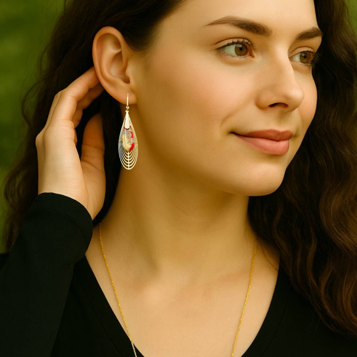 Elmer – Großhandel Ohrhänger – Hängende Ohrringe RAN, 4 Farben7