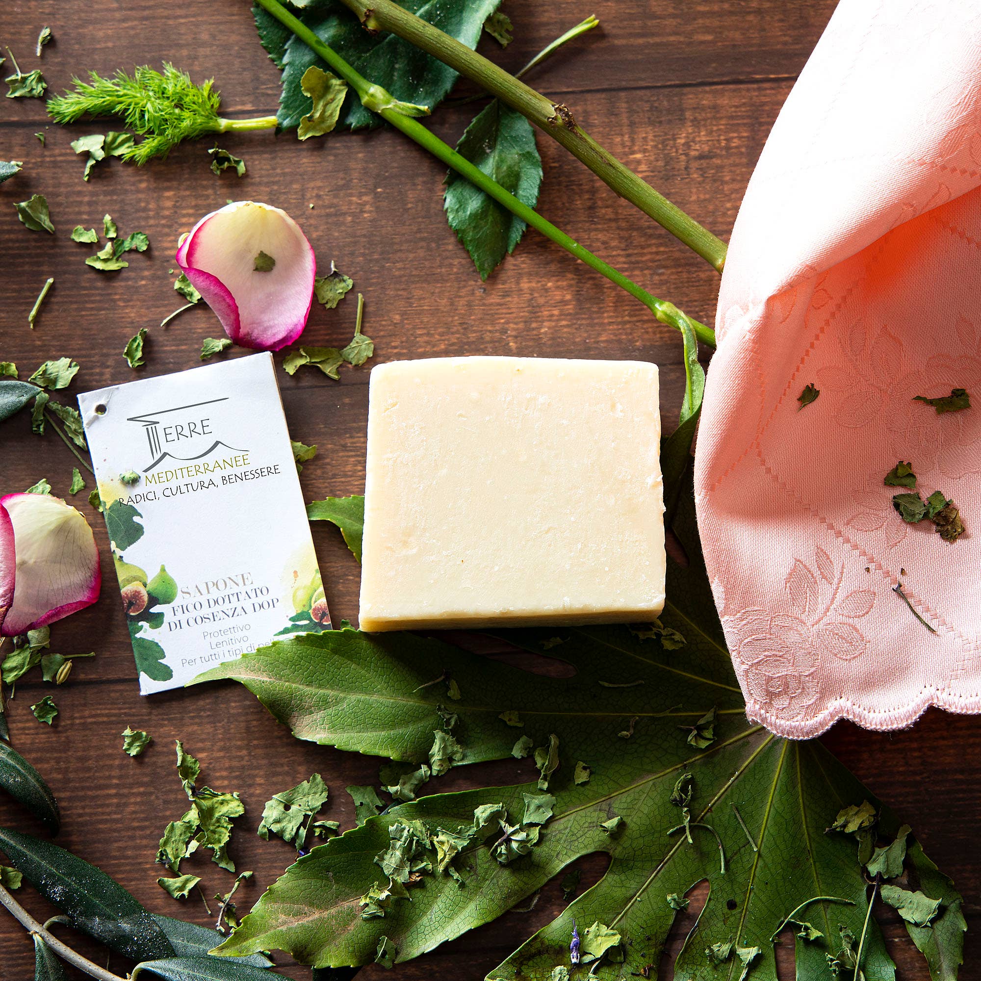 Terre Mediterranee - Wholesale Bar Soap - “FIG Dottato Di Cosenza DOP Organic” SOAP1