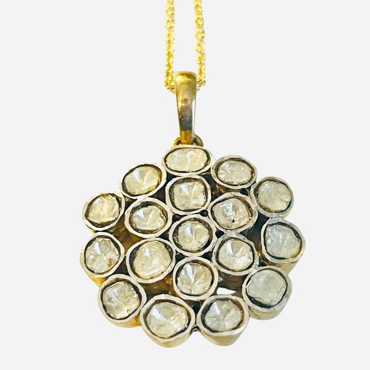 Dazzling Diamond & 14k Gold Pendant for wholesale by Sissy Yates Designs