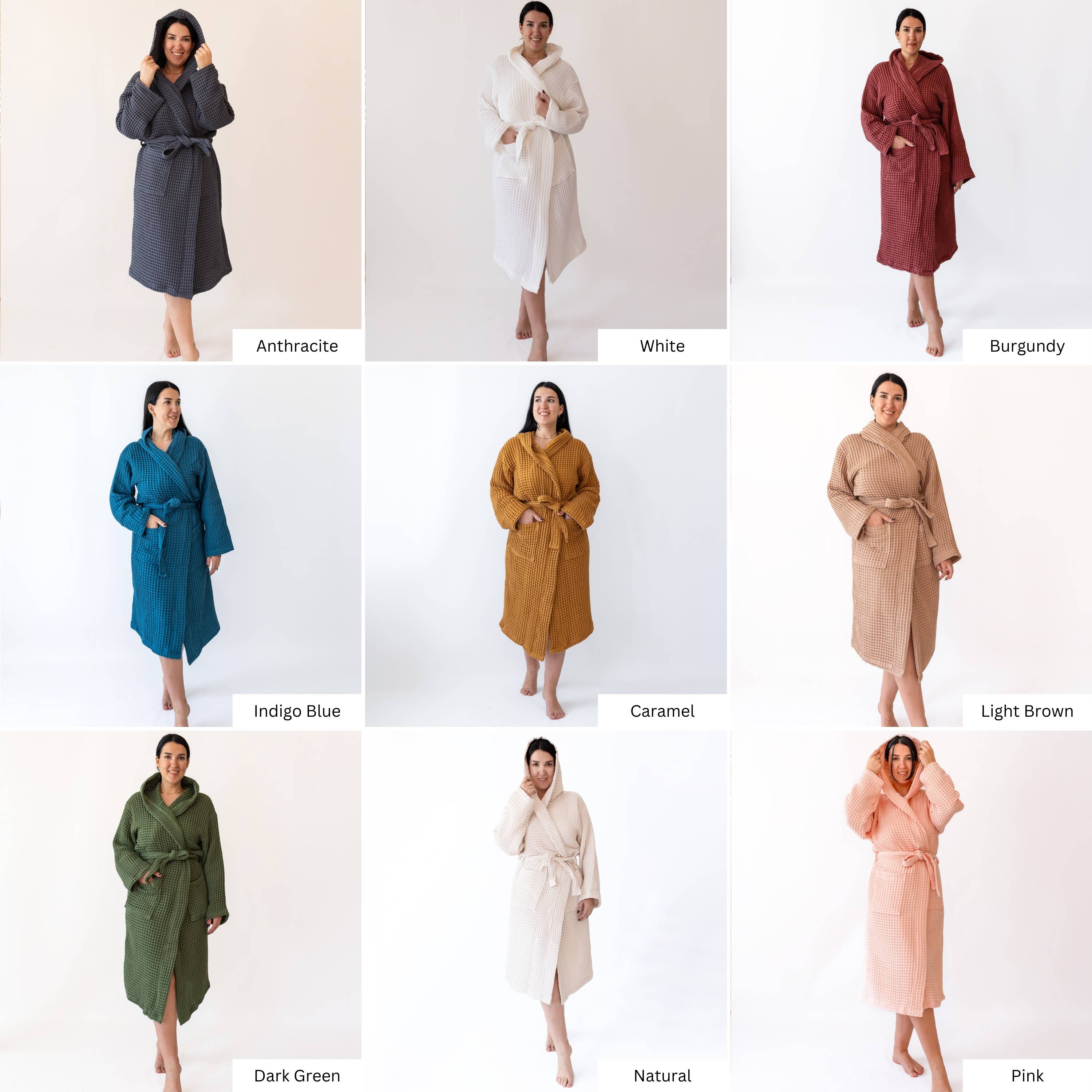 Vivamaison – Engroshandel Morgenkåbe - Unisex – Premium Vaflet Bomuld Badekåbe, Unisex Spa Komfort146