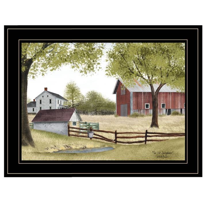 Trendy Decor 4U - Wholesale Art Print - "The Old Spring House" by Billy Jacobs, Ready to Hang Print