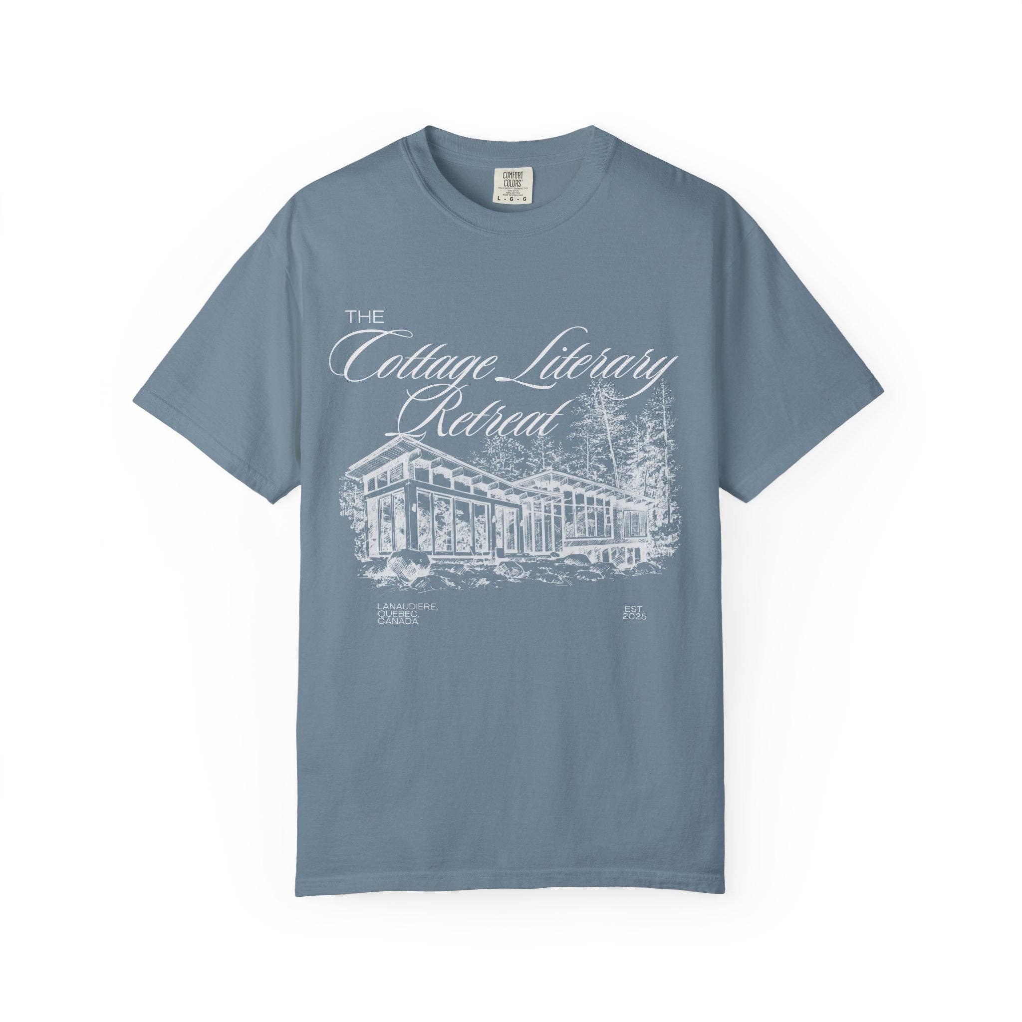 Shadowbound Spines LLC - Wholesale T-Shirt (Graphic) - Women's - Heated Rivalry The Cottage Literary Retreat Tee2