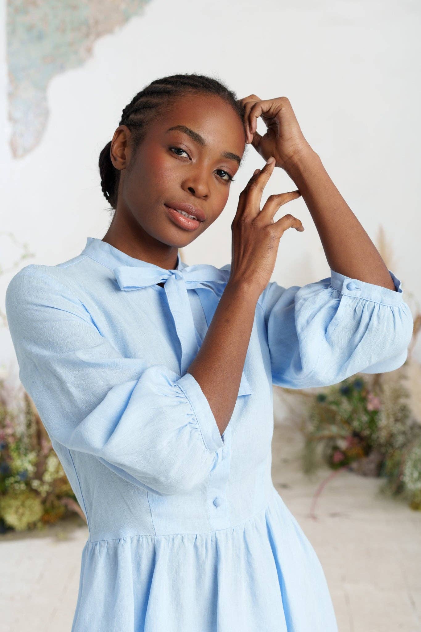 Son de Flor - Wholesale Dress - Women's - Jasmine Dress, 3/4 Sleeve1