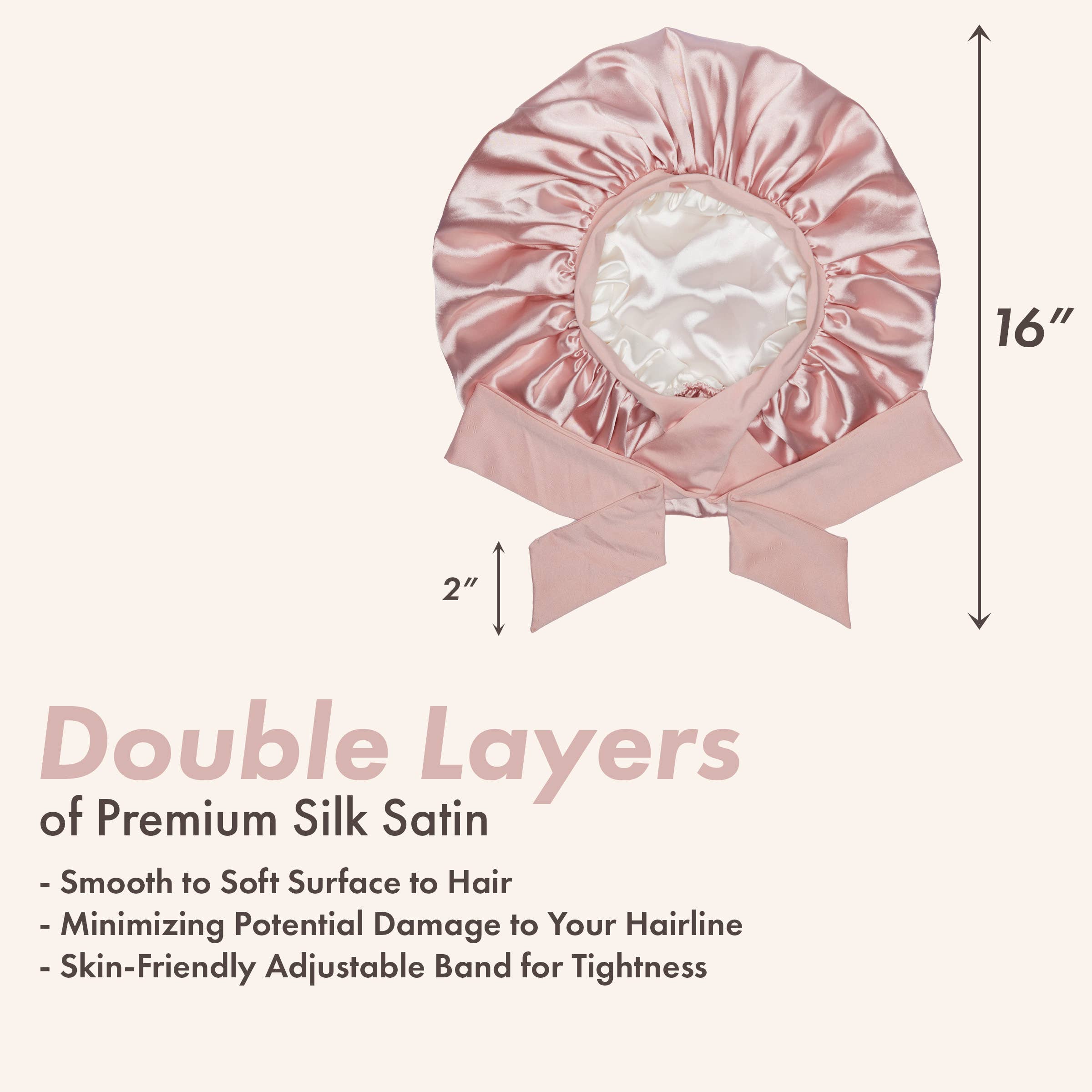 Funky Junque - Wholesale Sleep Cap / Bonnet - Women's - Reversible Satin Silk Bonnet for Sleeping Double Layered3