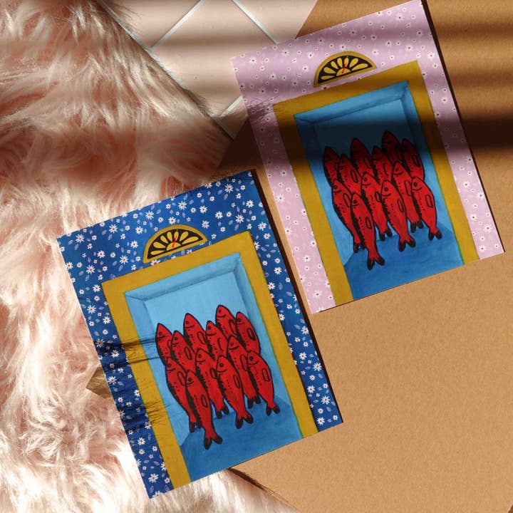 Sardinen im Aufzug Druck für den Großhandel von uncomfy cherry