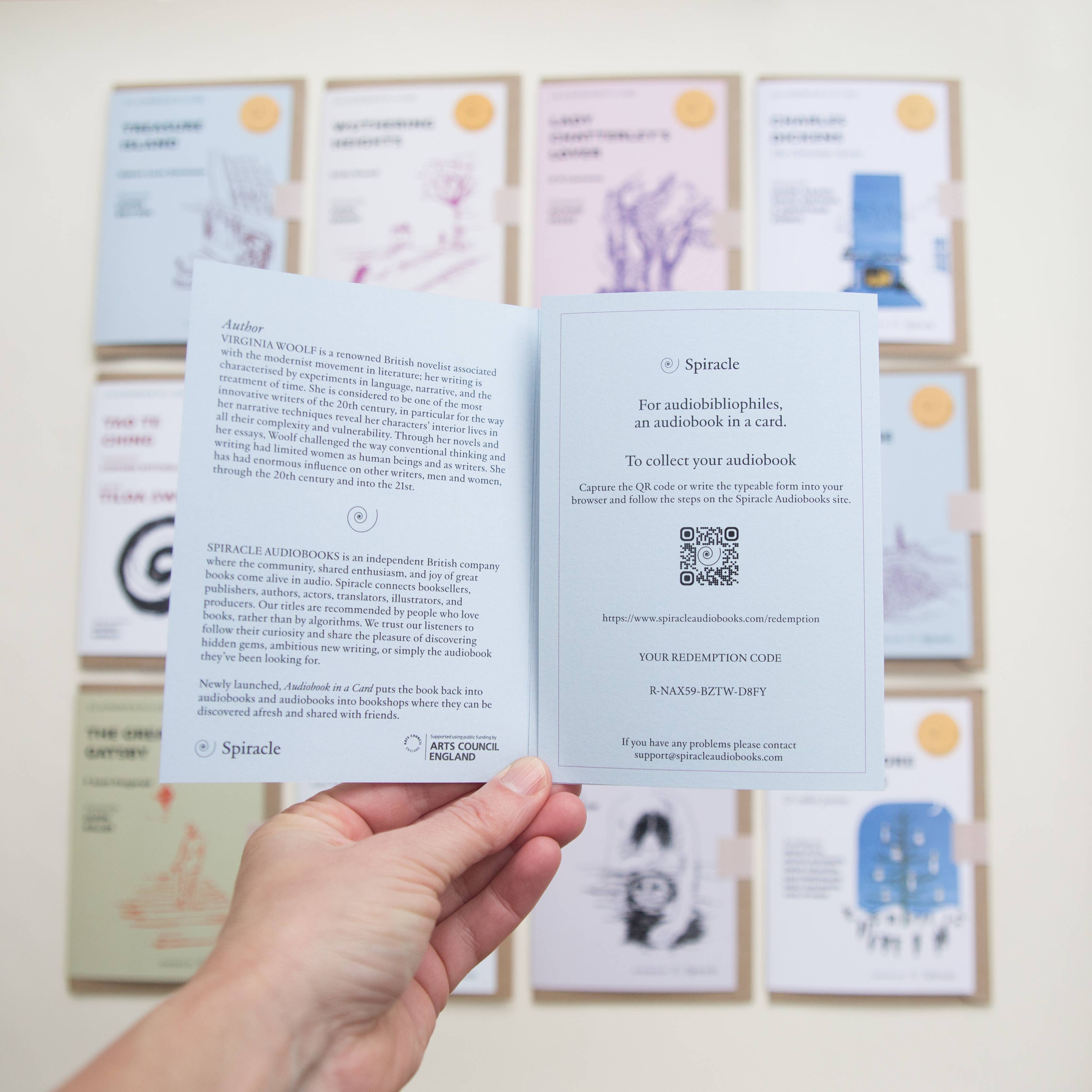 Spiracle Audiobooks – wholesale Everyday greeting card – Audiobook in a Card: The Great Gatsby8