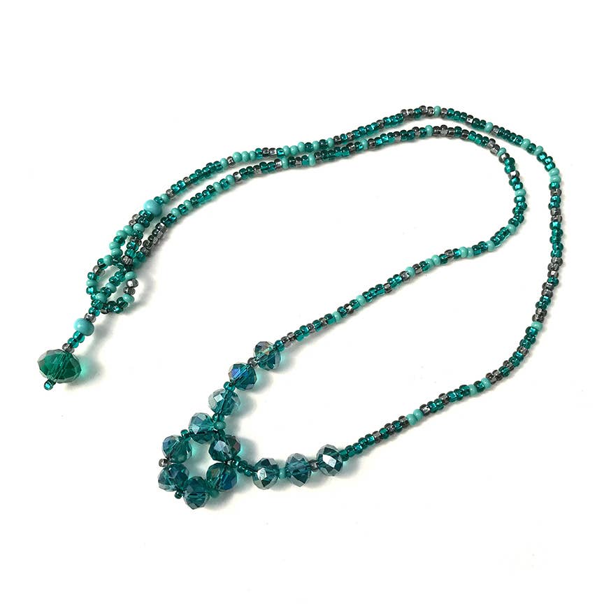 DIAMANTI DESIGNS - Wholesale Beaded/Pearl Necklace - Small Crystal Circle Necklace6