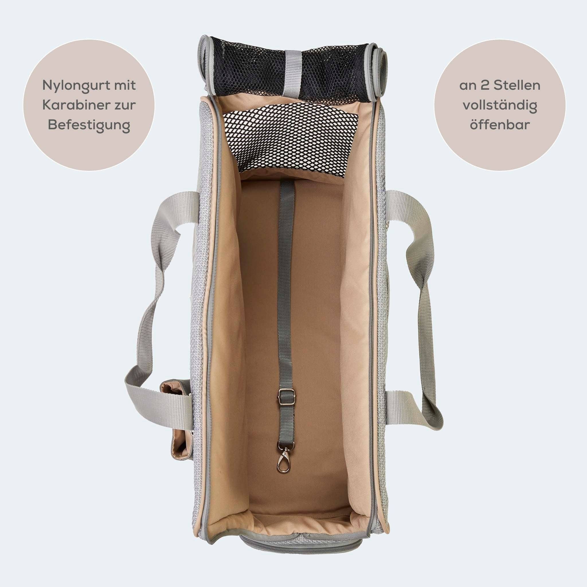 ​​Leopold's Finest for dogs – wholesale Transportbur – Hund – Flygväska för taxar och små hundar med ortopedisk madrass22