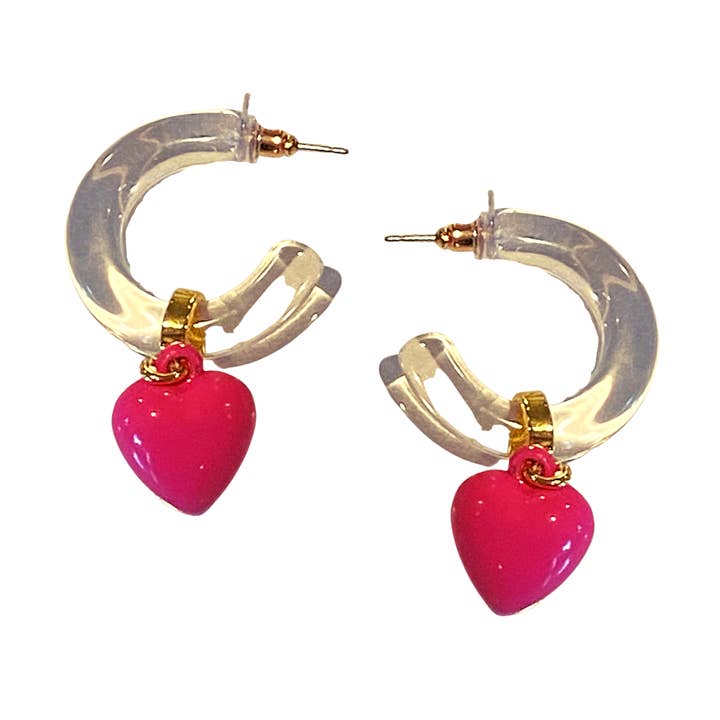 Lucite Cœur Rose pour la vente par Be the Good