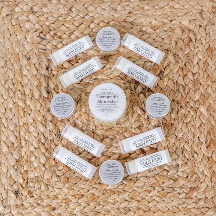 Simplified Soap - Wholesale Lip Balm - Therapeutic Skin Salve Lip Balm
