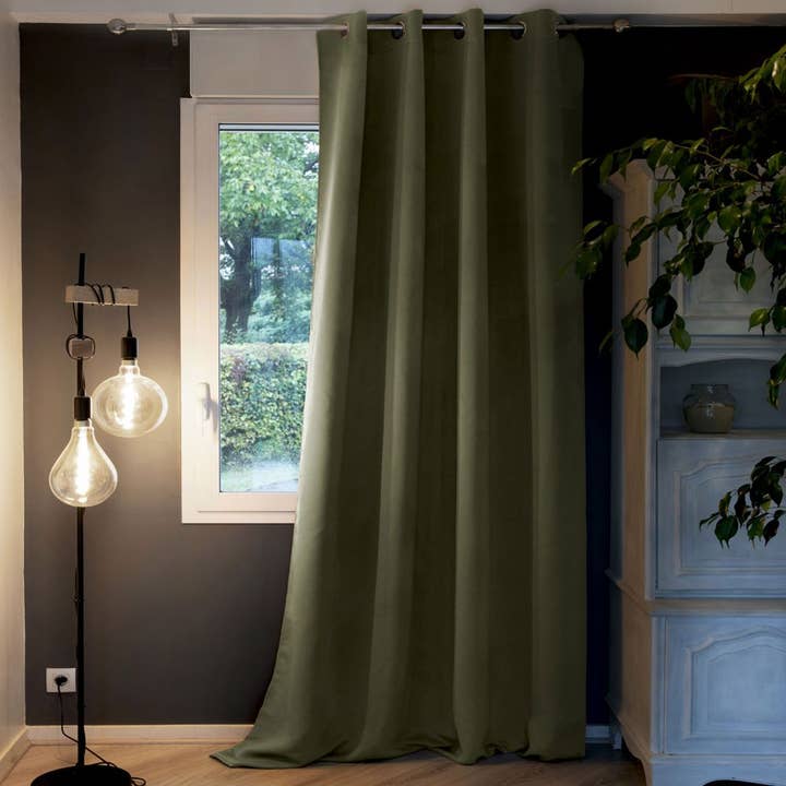 Blackout Curtain 140x280 cm Polyester Lining Rosemary for wholesale by Housse De Rêve