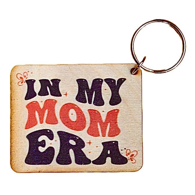 In My Mom Era Magnet/Keychain for wholesale by Rock Lion Goods