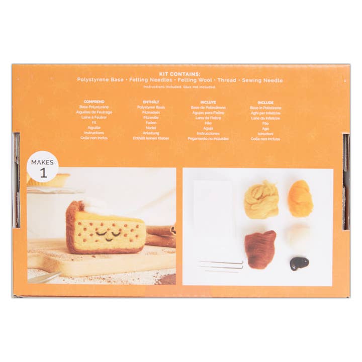 West Design Products – wholesale Craft sewing kit – Simply Make Needle Felting Kit Halloween Pumpkin Pie, Gifts3