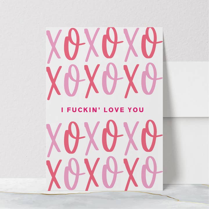 Ich verdammt liebe dich (Jubiläum/Valentinstag/Liebeskarte) für den Großhandel von Clara Paperie Co.